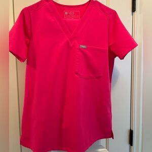 Hot pink figs scrubs